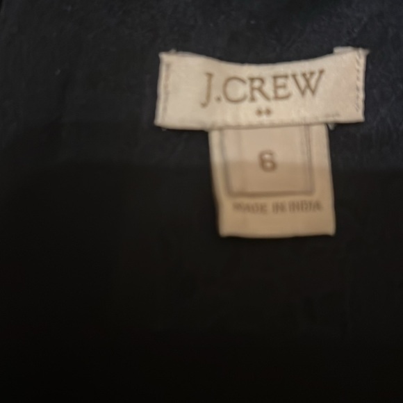 Like New J. Crew Navy Lace Dress A Line Skirt Size 6 - Picture 5 of 5